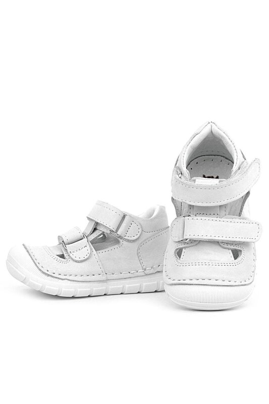 Rakerplus Ruby Hakiki Deri Beyaz Yazlık İlk Adım Ayakkabısı - 6