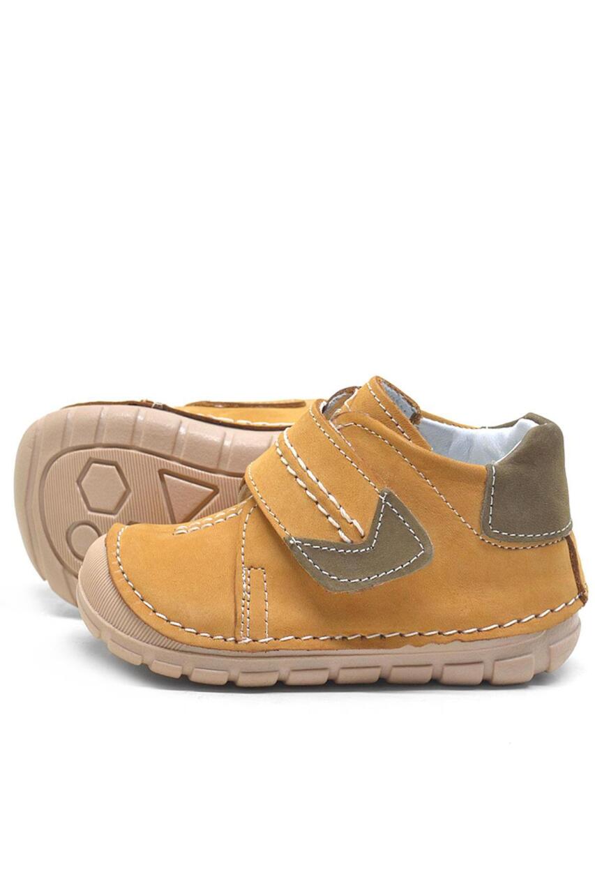 Rakerplus Popeye Hakiki Deri Taba İlk Adım Unisex Bebek Ayakkabısı - 4