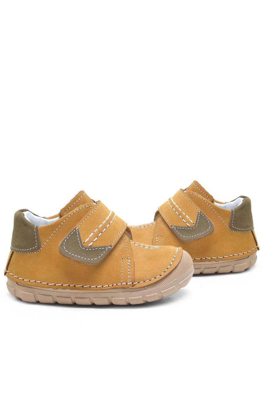 Rakerplus Popeye Hakiki Deri Taba İlk Adım Unisex Bebek Ayakkabısı - 7