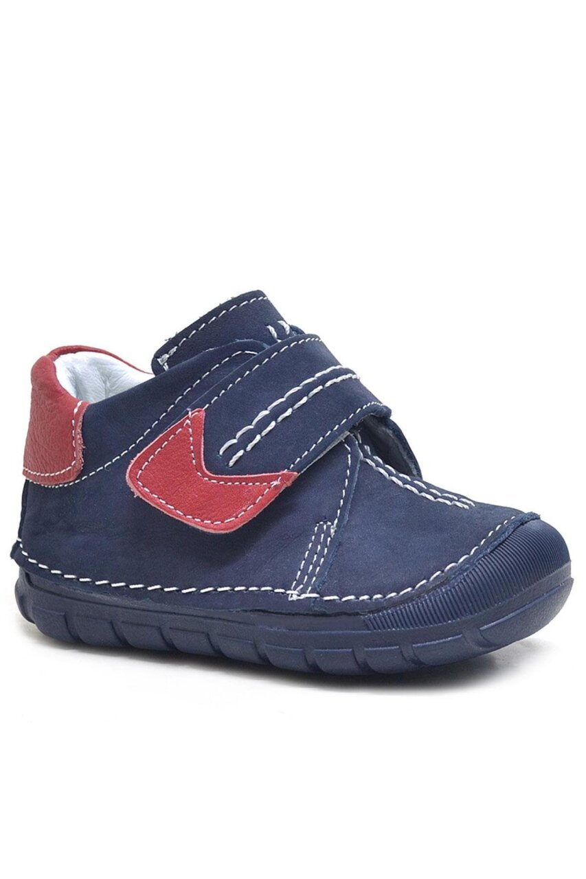 Rakerplus Popeye Hakiki Deri Lacivert İlk Adım Unisex Bebek Ayakkabısı - 1