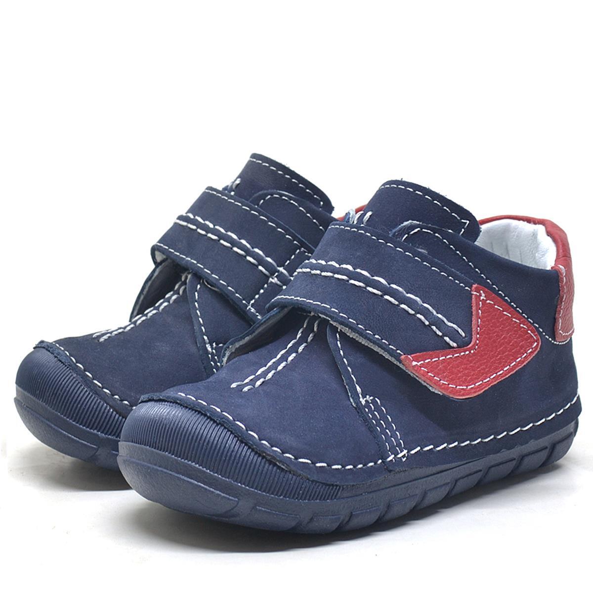 Rakerplus Popeye Hakiki Deri Lacivert İlk Adım Unisex Bebek Ayakkabısı - 9