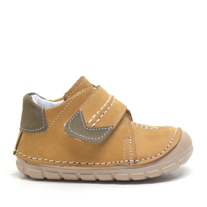 Hakiki Deri Taba Cırtlı Mevsimlik Erkek Bebek Ayakkabı - 2