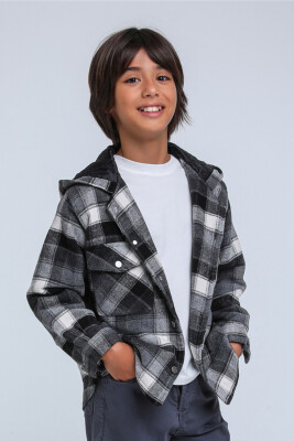 قميص للأولاد من عمر 4 إلى 8 سنوات 24150 أسود - ESCABEL