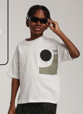 تي شيرت للأولاد من عمر 4 إلى 8 سنوات 1821 - ESCABEL