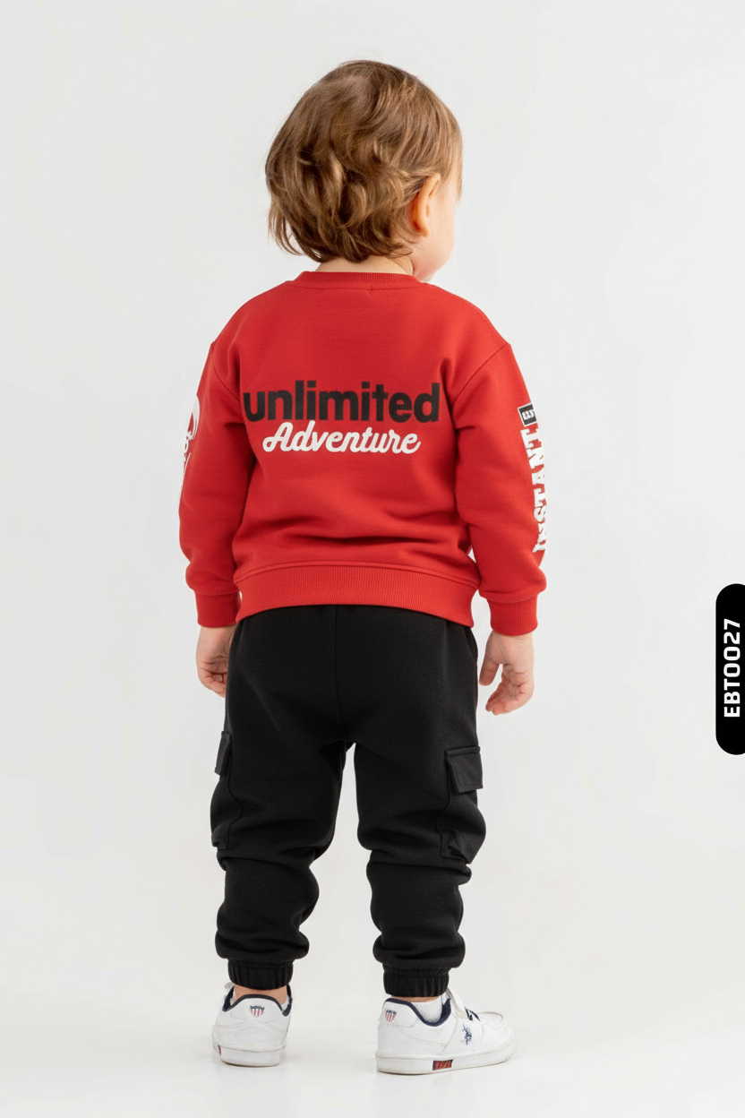 طقم مكون من قطعتين للأولاد من الأعلى والأسفل SET0380 - 2