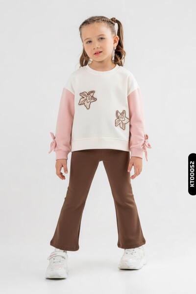 طقم بناتي مكون من قطعتين للأعمار من 5 إلى 14 سنة SET0407 - ESCABEL