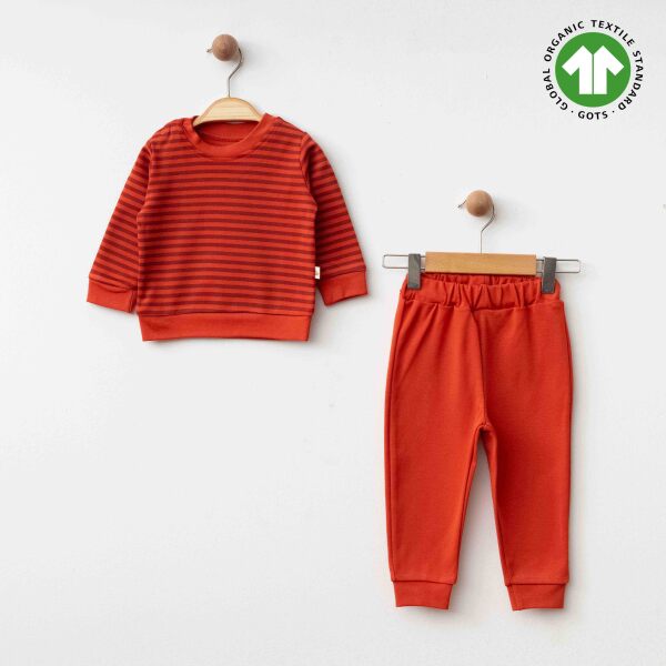 Eslenza Baby Organik 2'li Takım 0054 Kiremit - Eslenza