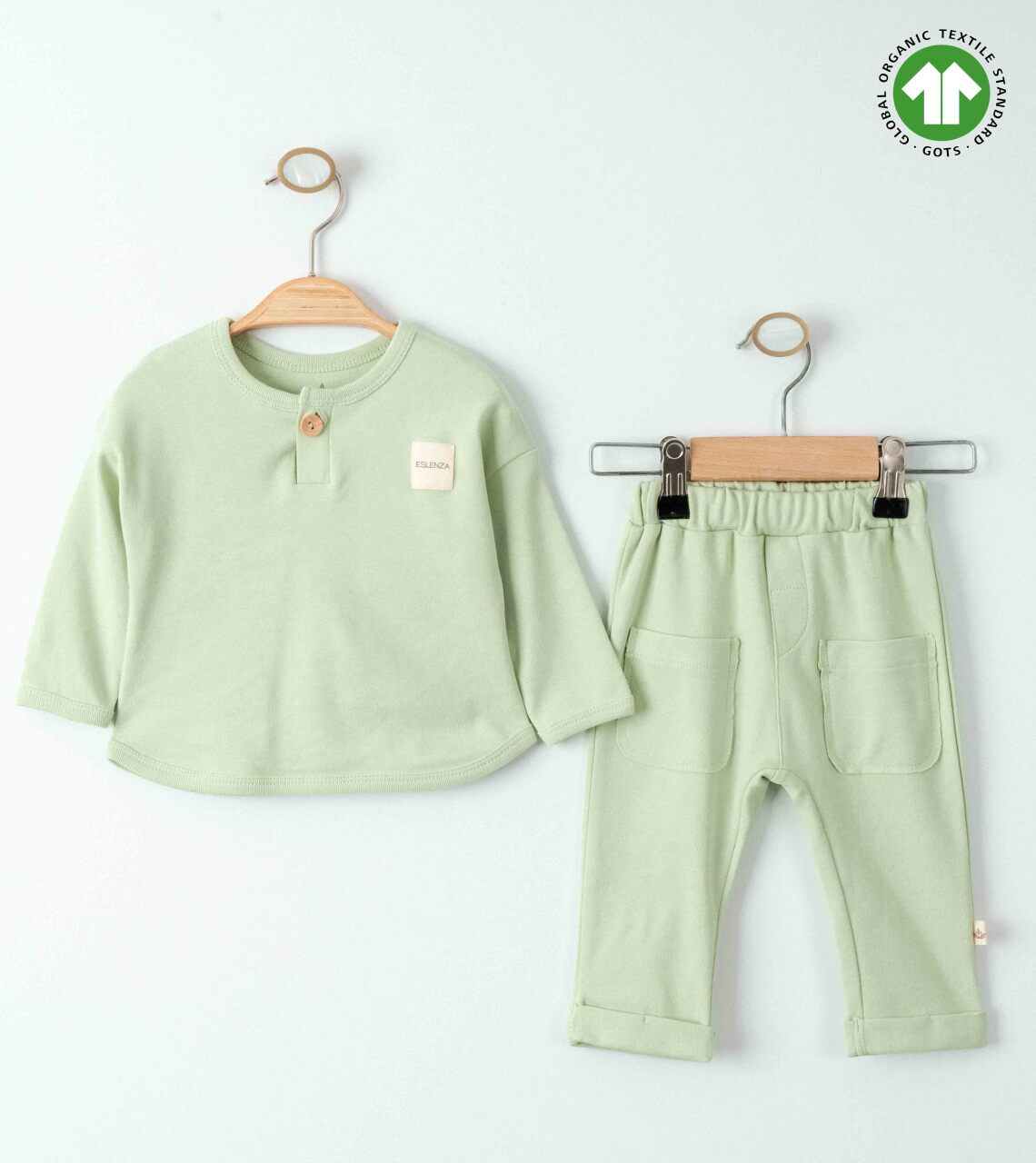 Eslenza Baby 2'Li Takım 0023 Yeşil - 1