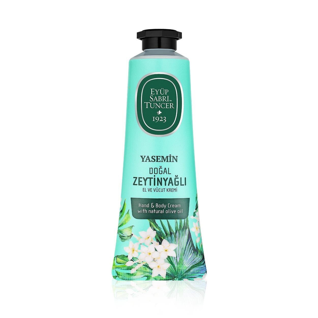 كريم أيوب صبري تونسر لليدين والجسم بزيت الزيتون الطبيعي 50 مل ياسمين - 1