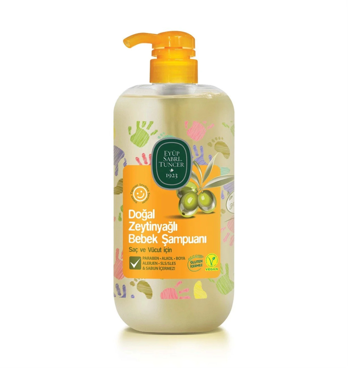 أيوب صبري تونجر شامبو الأطفال بزيت الزيتون الطبيعي 600 مل - 1