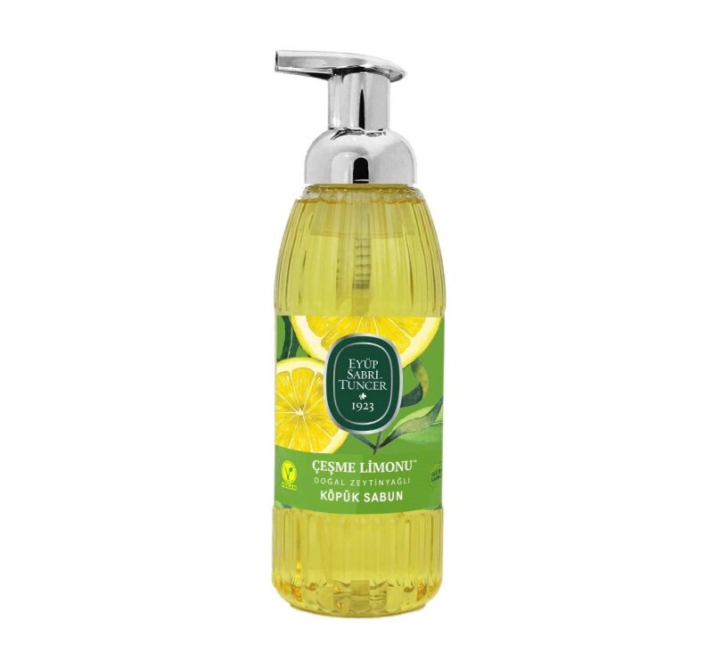 Eyüp Sabri Tuncer Doğal Zeytinyağlı Köpük Sabun 500 ml Çeşme Limonu - 1