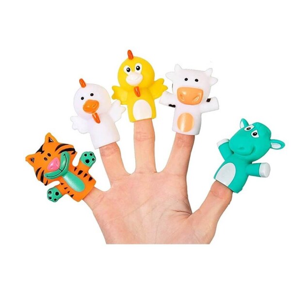 Finger Puppet Hayvan Figürlü Parmak Kuklası - 4