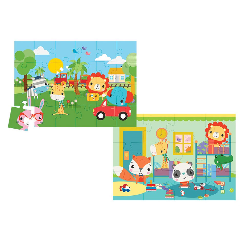 Fisher Price Baby Puzzle Railway & Bedtime 13406 - 2