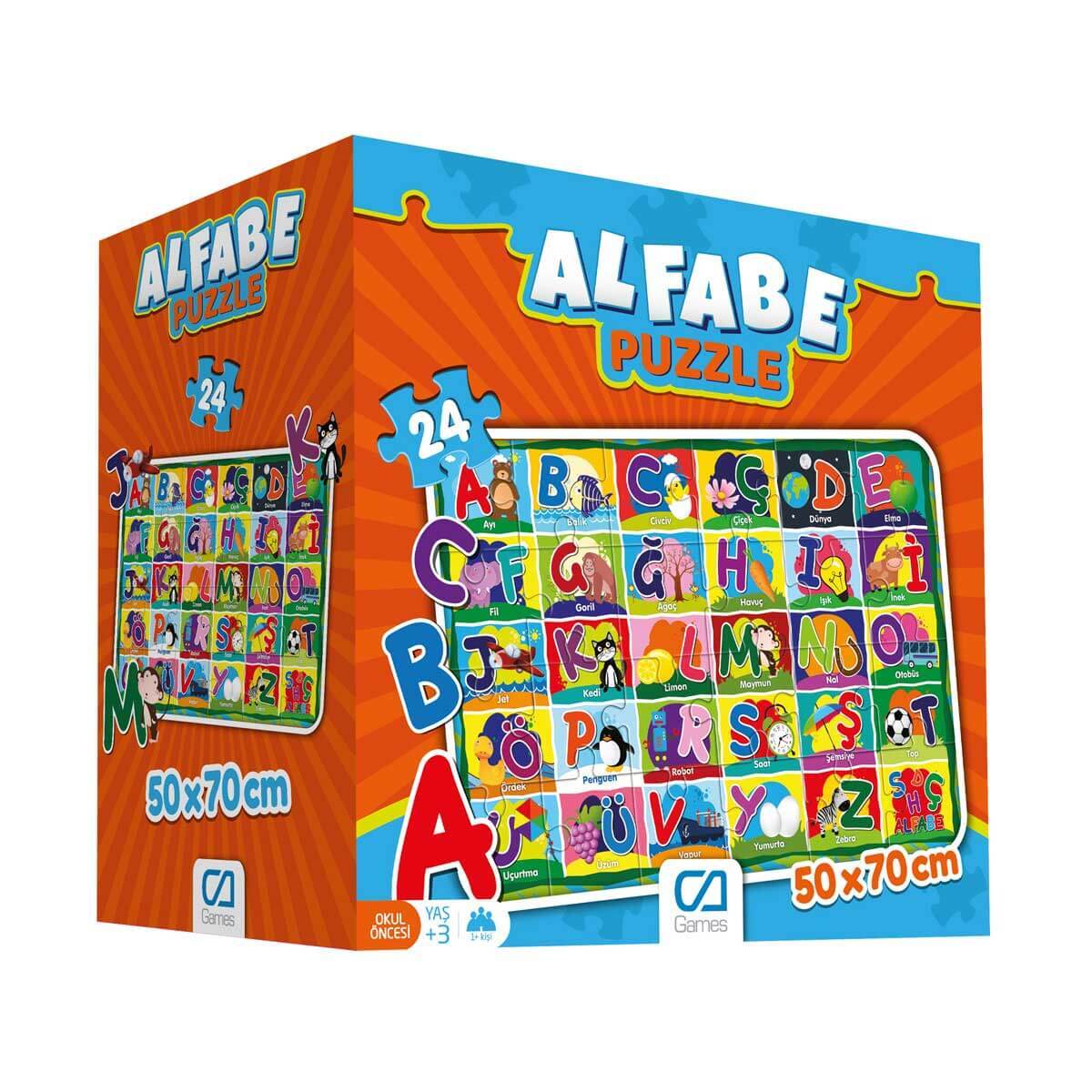 Games Alfabe Puzzle 24 Parça 5027 - 1