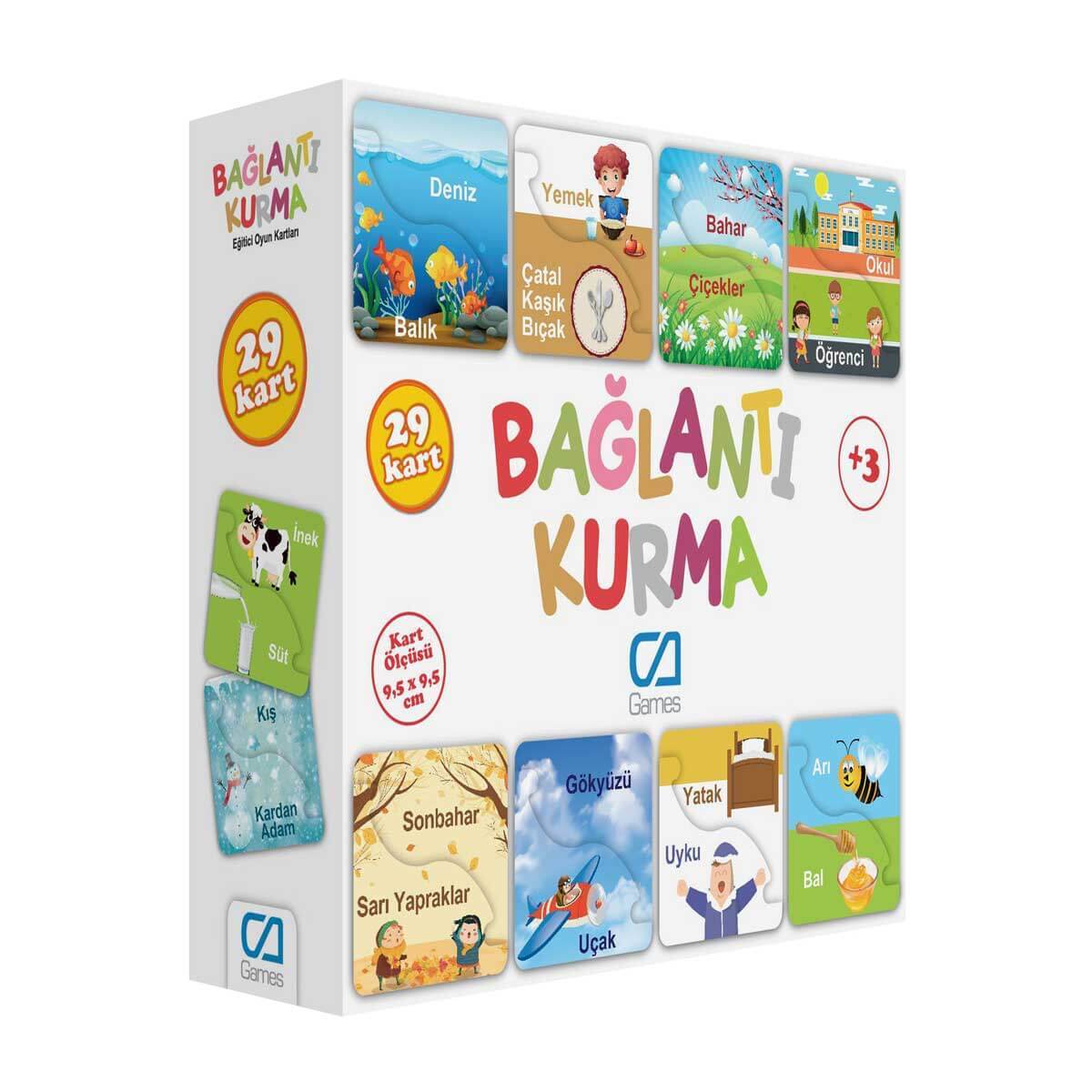 Games Bağlantı Kurma Eğitici Oyun Kartları 29 Kart - 1