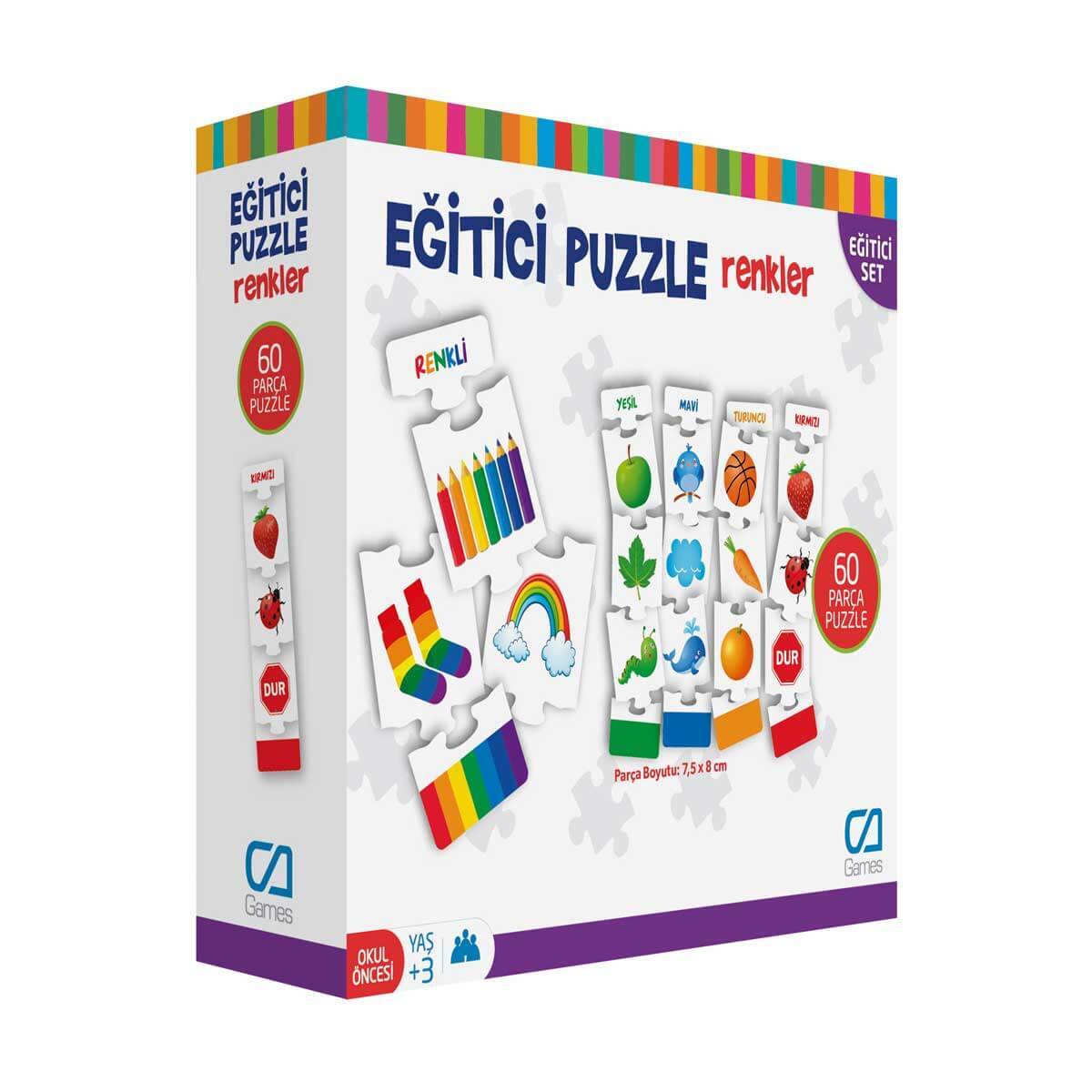 Games Eğitici Puzzle Renkler 60 Parça 5029 - 1