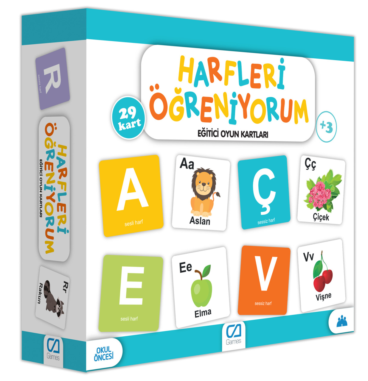 Games Harfleri Öğreniyorum Eğitici Oyun Kartları 29 Kart 5042 - 1