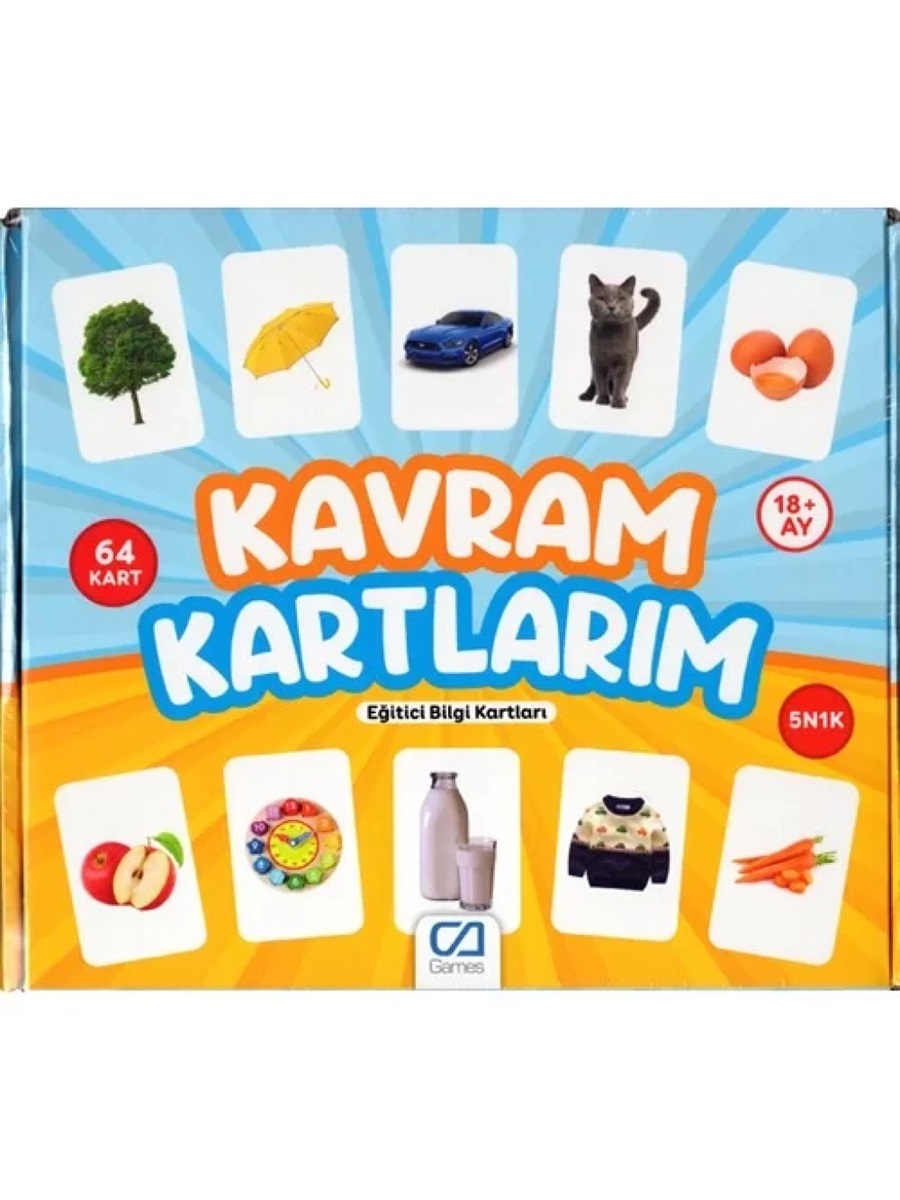 Games Kavram Kartlarım 64 Kart 5175 - 1