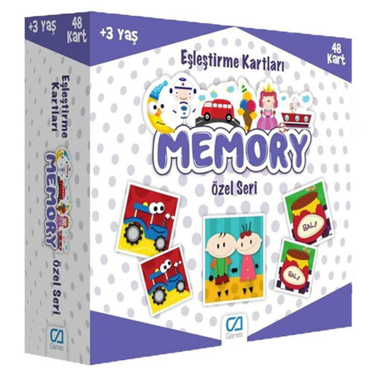 Games Memory Eşleştirme Kartları Özel Seri 48 Kart 5039 - 1