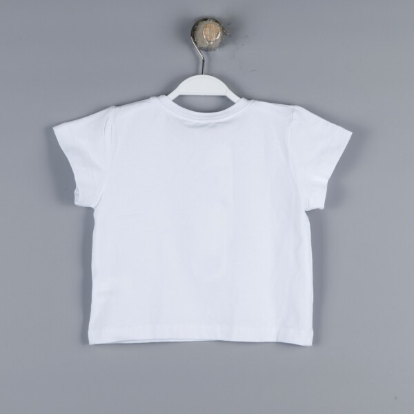 P-003339 (bes 3920) Kız Bluz 2-6 Yaş Beyaz - BEST KIDS