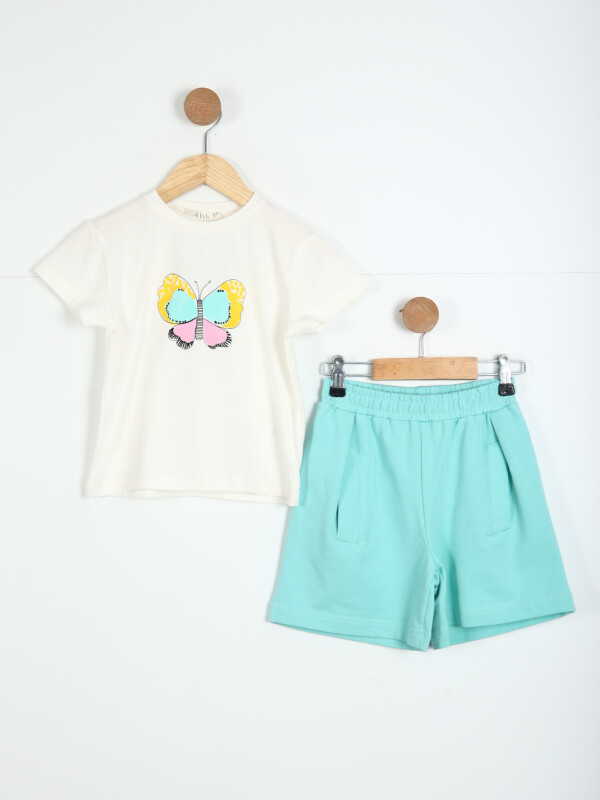 girl child combination set 4-8 years old set0299 - NK KİDS