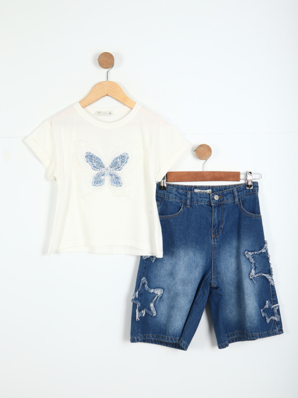 girls combination set 9-13 years old set0302 - NK KİDS