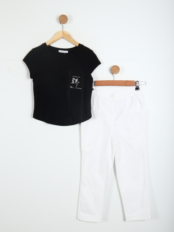 girls combination set 8-14 years old set0310 - NK KİDS