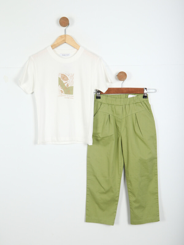 girls combination set 4-8 years old set0311 - NK KİDS