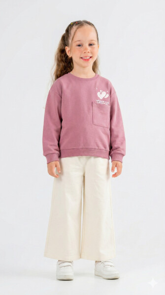 girls 2-piece combination suit 8-14 years old SET0394 - NK KİDS