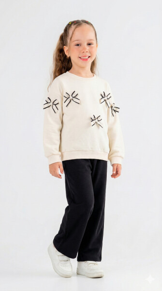 girls 2-piece combination suit 8-14 years old SET0395 - NK KİDS