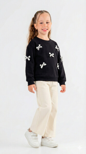 girls 2-piece combination suit 8-14 years old set0398 - NK KİDS