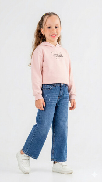 girls 2-piece combination suit 8-14 years old set0400 - NK KİDS