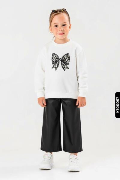 girls 2-piece combination set 4-8 years old set0417 - NK KİDS