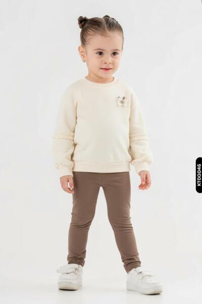 girls 2-piece combination set 1-4 years old set0421 - NK KİDS