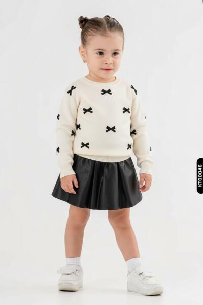 girls 2-piece combination set 1-4 years old set0426 - NK KİDS