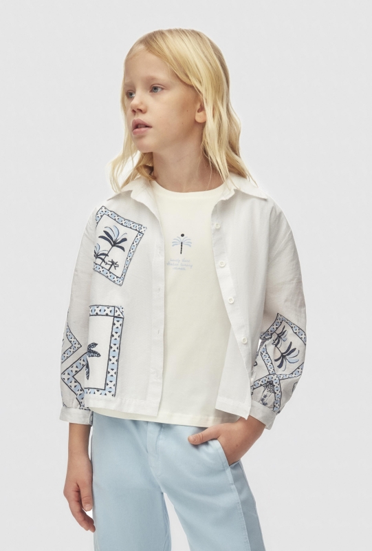 girls shirt 8-14 years old 38424 - NK KİDS