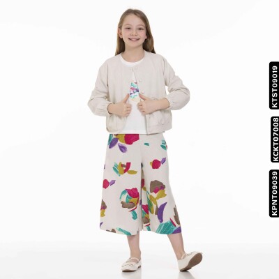 girls pocket elastic shirt 8-14 34373 kckt07008 - xo kids