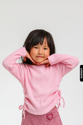 long sleeve crew neck girls sweater 1-5 years old 35619 