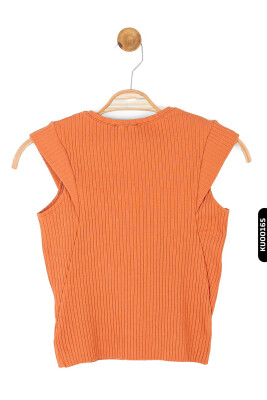 moon sleeve striped o-neck girl sweater 8-14 years old 36346 - 4