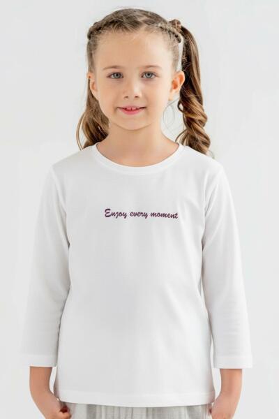 girls sweatshirt 4-8 years old 39535 - NK KİDS