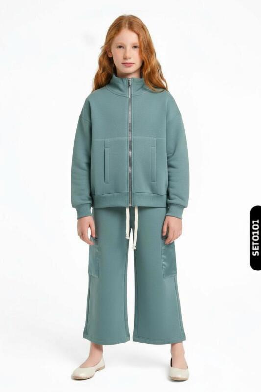 girls tracksuit 6-14 years old 1017 - Damasqino