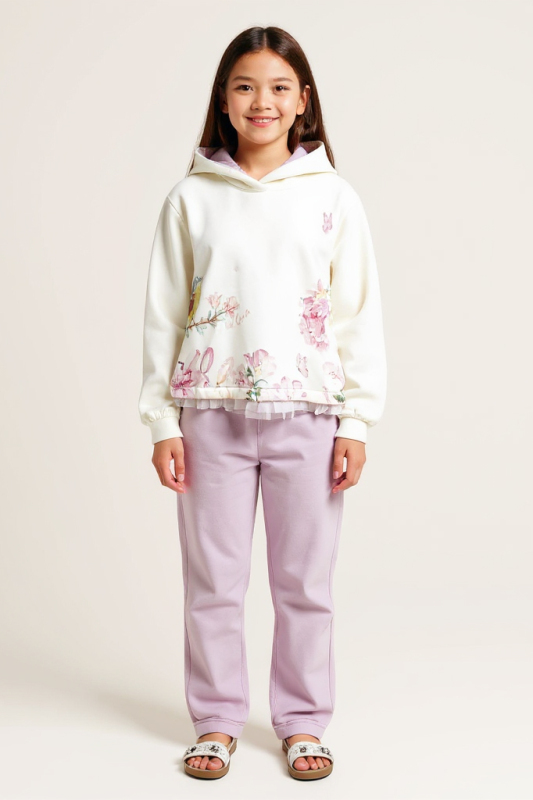 girls tracksuit 4-8 years old 7229 - GRATA