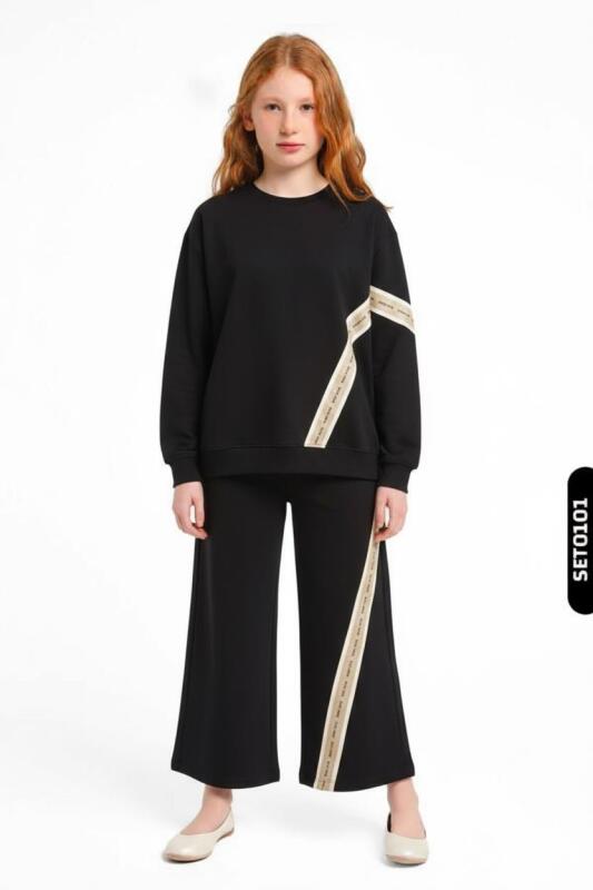 girls tracksuit 8-14 years old 19308 - NK KİDS