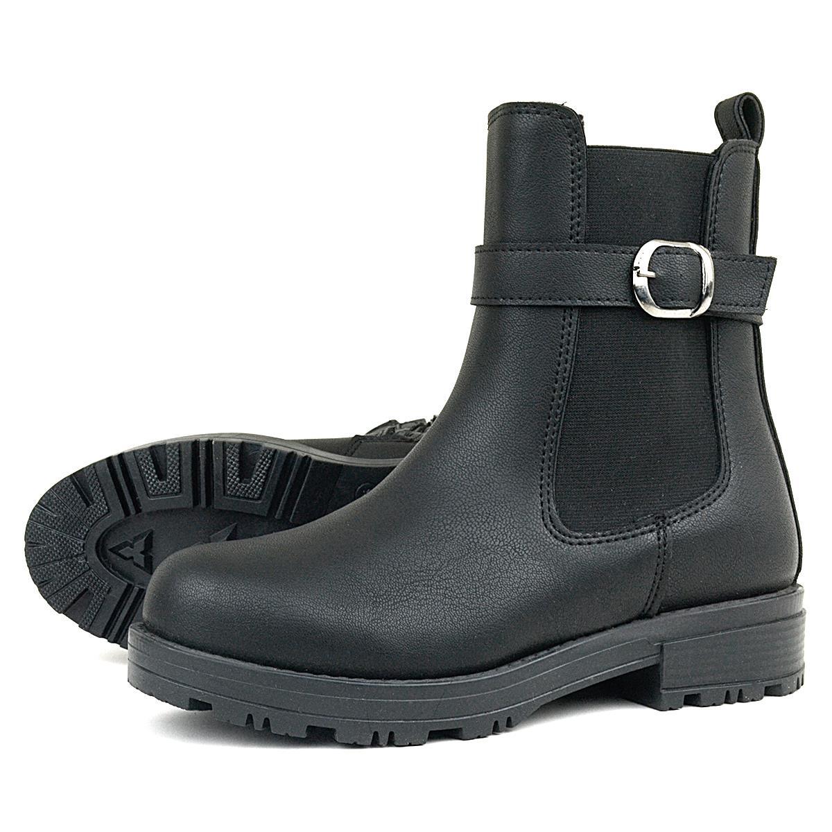 Rakerplus Siyah Mat Lastikli Kız Çocuk Bot - 6