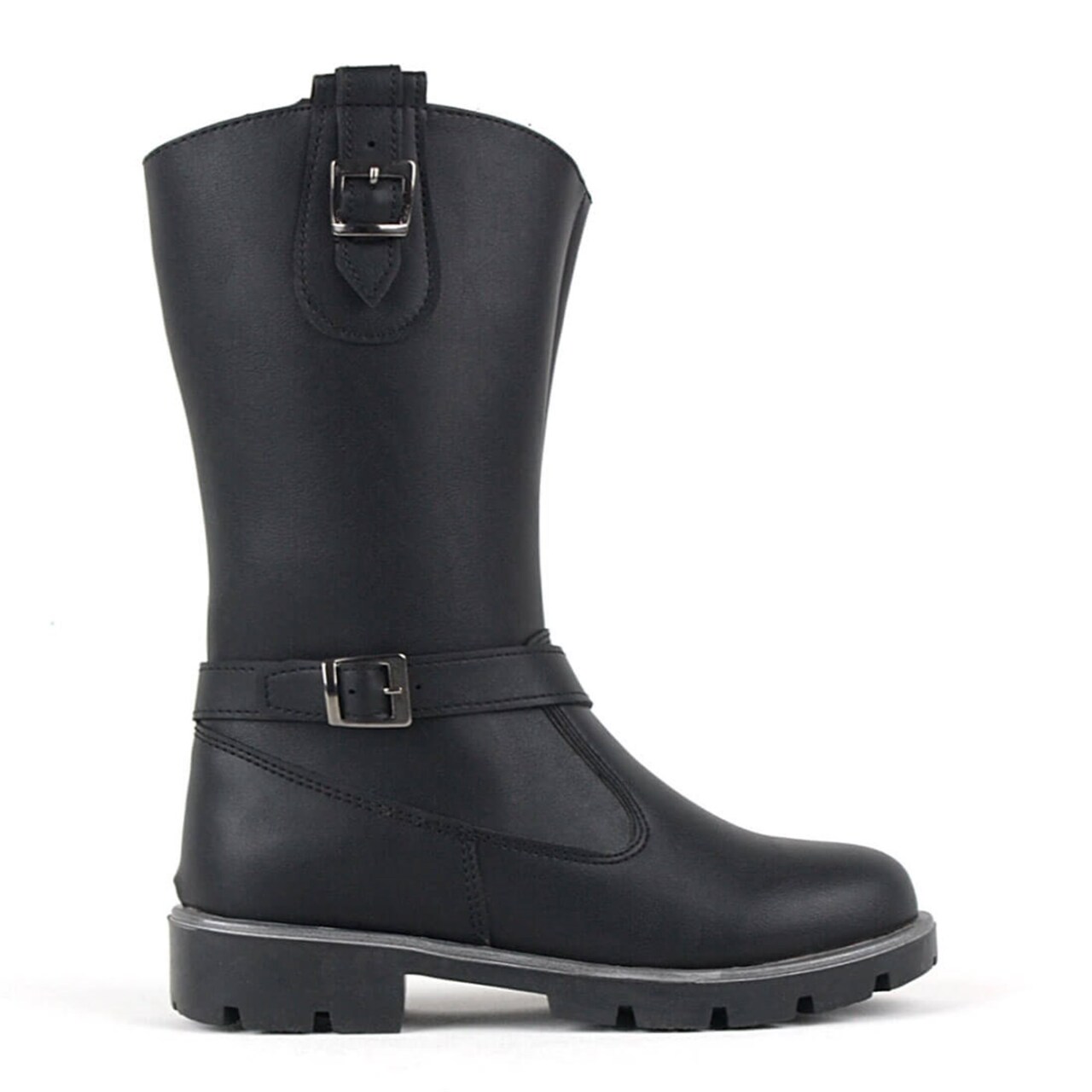 Rakerplus Siyah Fermuarlı Uzun Kız Çocuk Çizme - 2