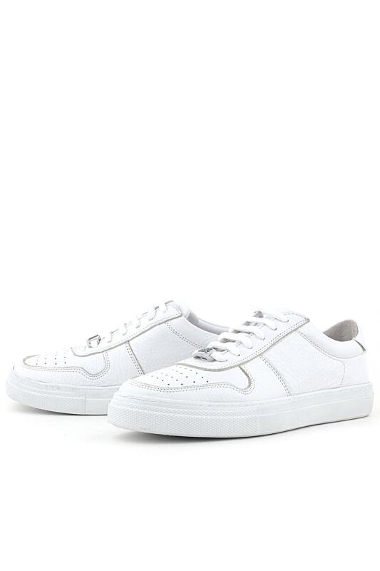 Rakerplus Hakiki Deri Beyaz Kız Çocuk Günlük Sneaker Ayakkabı - 3