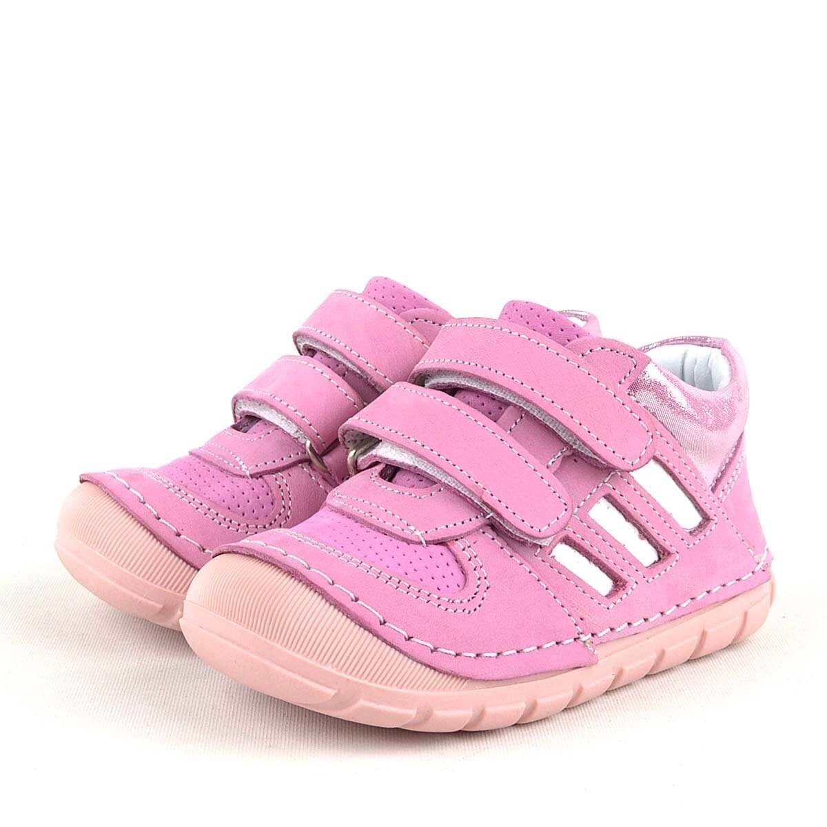 Rakerplus Grizzy Genuine Leather Pink First Steps Baby Girl Shoes - 3