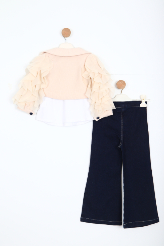 girls top and bottom set 4-7 years old 51034 - 5