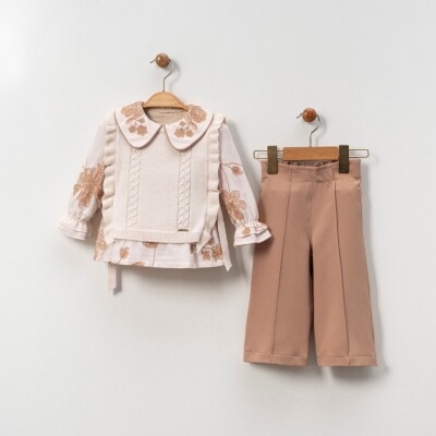 girls top and bottom set 2-6 years old 3163 - Top Teens