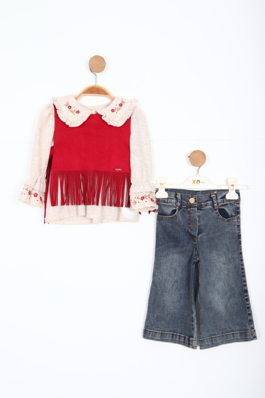 girls pants suit 2-6 years old 3161 - Top Teens